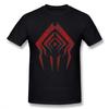Warframe T-Shirt Stalker Sigil T-Shirt Kurzarm Oversize T-Shirt Lässig 100% Baumwolle Lustig Mann Gedrucktes T-Shirt