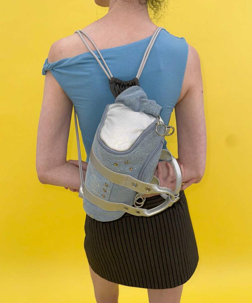 Fillintheblank Gig 3-Way Bag (Denim)(Blue)