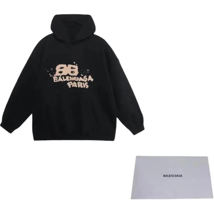 Balenciaga Sweatshirt Women's Black (Unisex) Sweatshirts 620947TNVQ11059