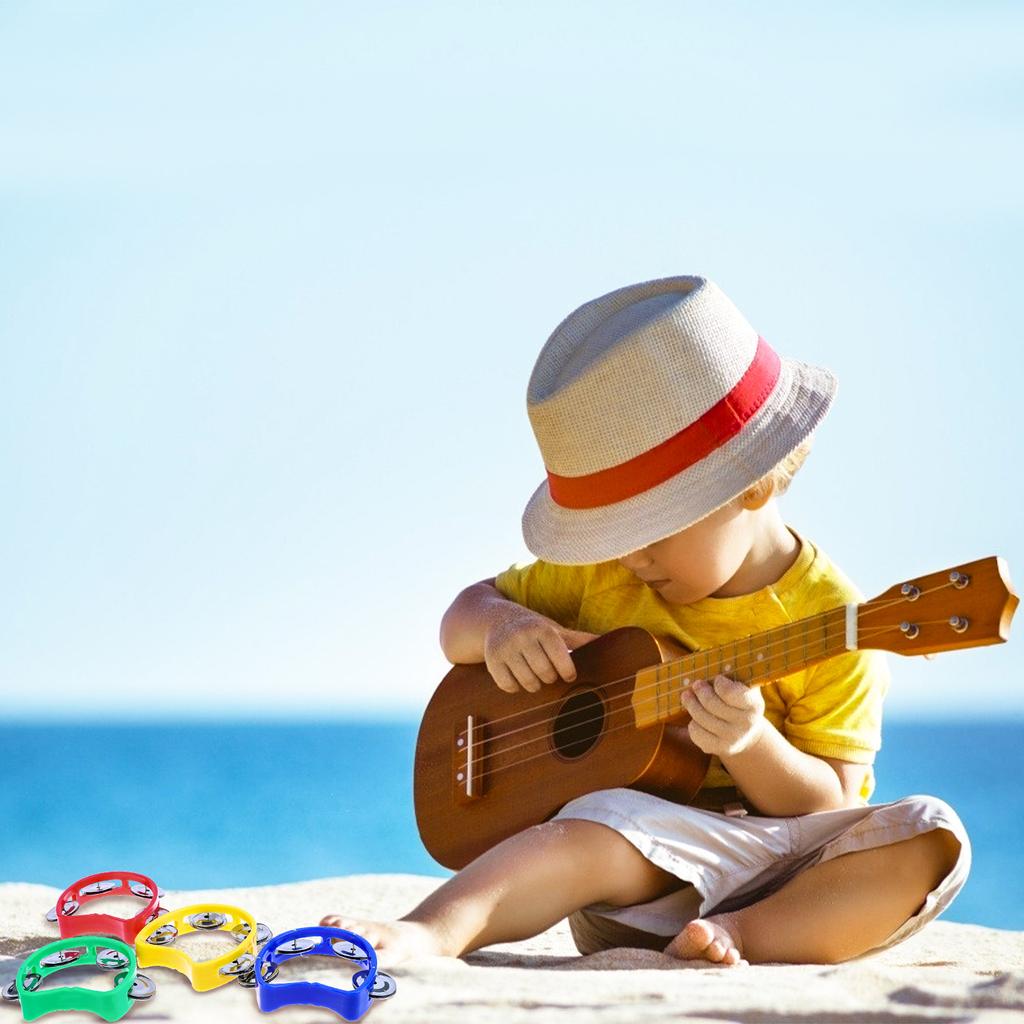 14 Pieces Plastic Percussion Tambourines