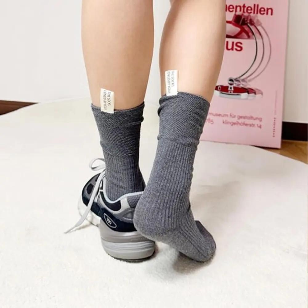 Angel Socks 1316 Heart Tab Socks Loose Fit Back Tab White Fashion Brand Socks 03rd call