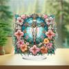 Acrylic Special Shape Cross Jesus Diamond Painting Tabletop Ornaments Kit Desktop Diamond Art Kits Rhinestones Desktop Ornaments