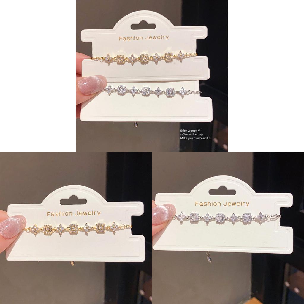 Floral Jewelry Bracelet With Gold Plating For Women Gift Occasion