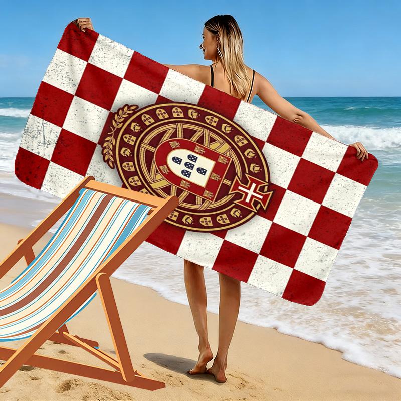National Pride Heritage beach towel Beach towel for vacation photos Portable for travel Outdoor pool towel swim seaside beach beach towel Comfort