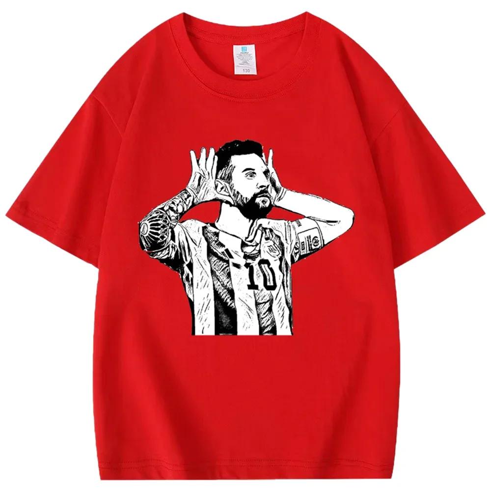 2025 Nové Letní Ležérní Tričko s Krátkým Rukávem Potisk Bavlna Běžný Střih Kulatý Výstřih Prodyšné Volné Unisex Tričko Pánské Dámské Oblečení