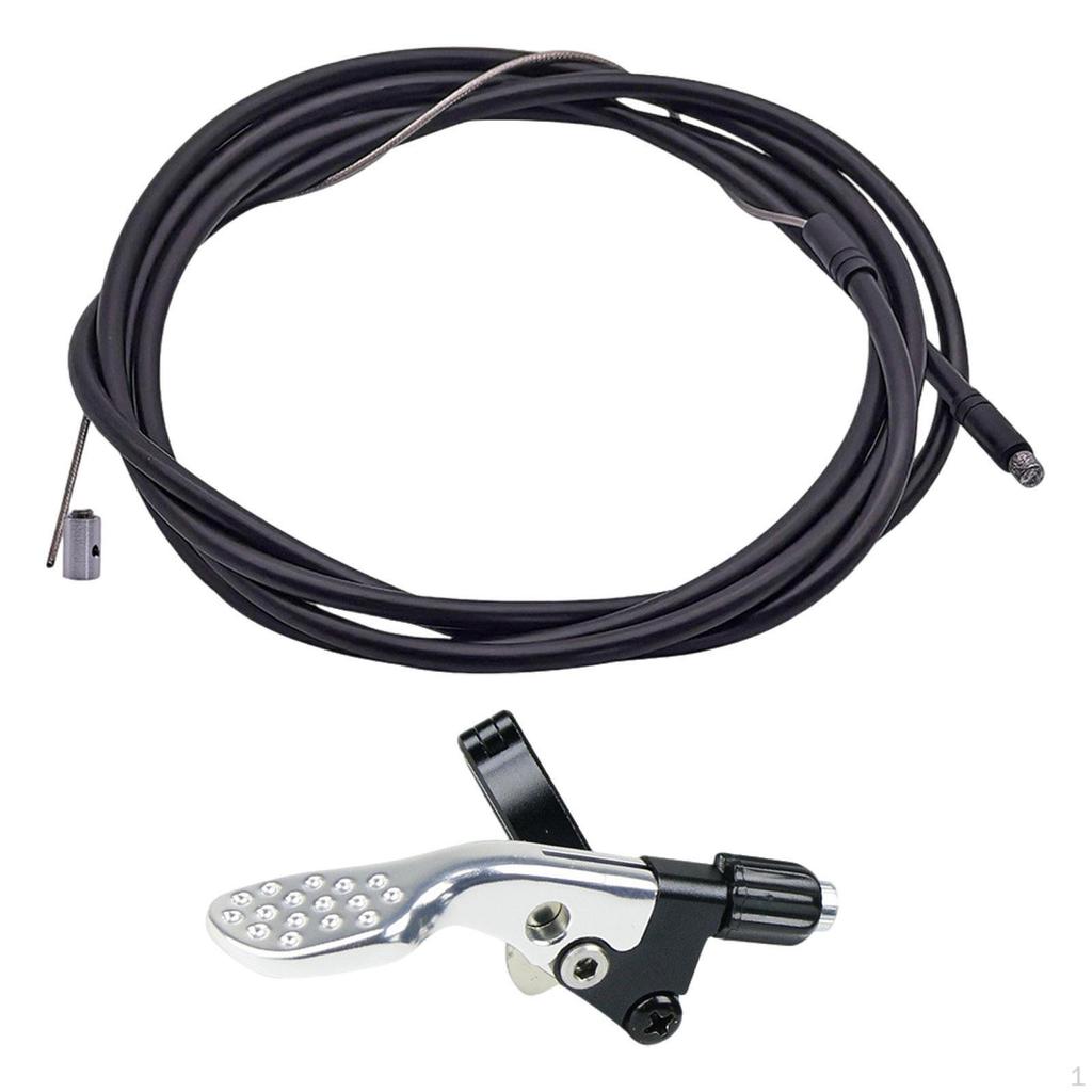Bike Dropper Post Lever for External and Internal Routing Mountain Road Bikes