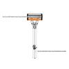 Manual Six-Layer Blade Razor for Men - Vintage Beard Shaver Holder