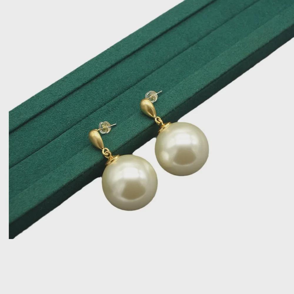 Exaggerated Table Tennis Earrings: Spanish Niche Designer, Versatile Japanese Cotton Beads