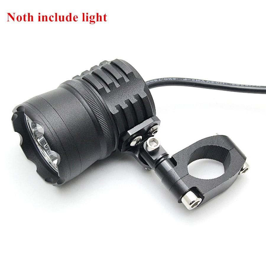 2x 360° Rotatable Motorcycle ATV Bar Mounting Bracket Clamp For  Head Fog Light