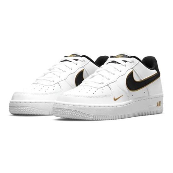 Nike Air Force 1 LV8 Low White Metallic Gold - DM3322-100
