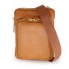 Reconni Damväska i Äkta Läder, Axelremsväska, Crossbody, Vertikal, med Plånboks- och Pouchfunktion (Kamel)