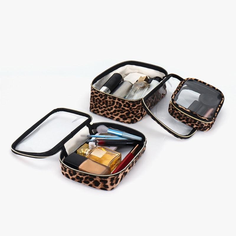 Portable Cosmetic Organizer Bag with Spacious Interior for Makeup Brushes for Beauty Enthusiasts and Frequent Traveler