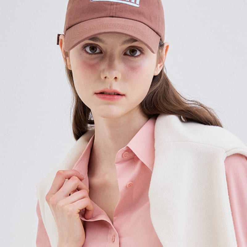 

macni SIGNATURE LOGO BALL CAP_BROWN BROWN_FREE