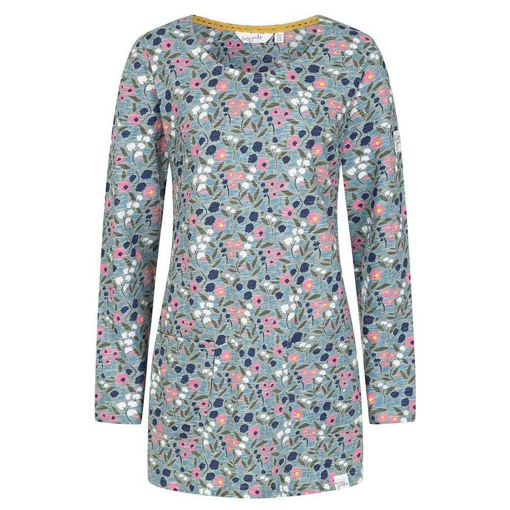 Lazy Jacks Womens/Ladies Pansy Pocket Tunic Top