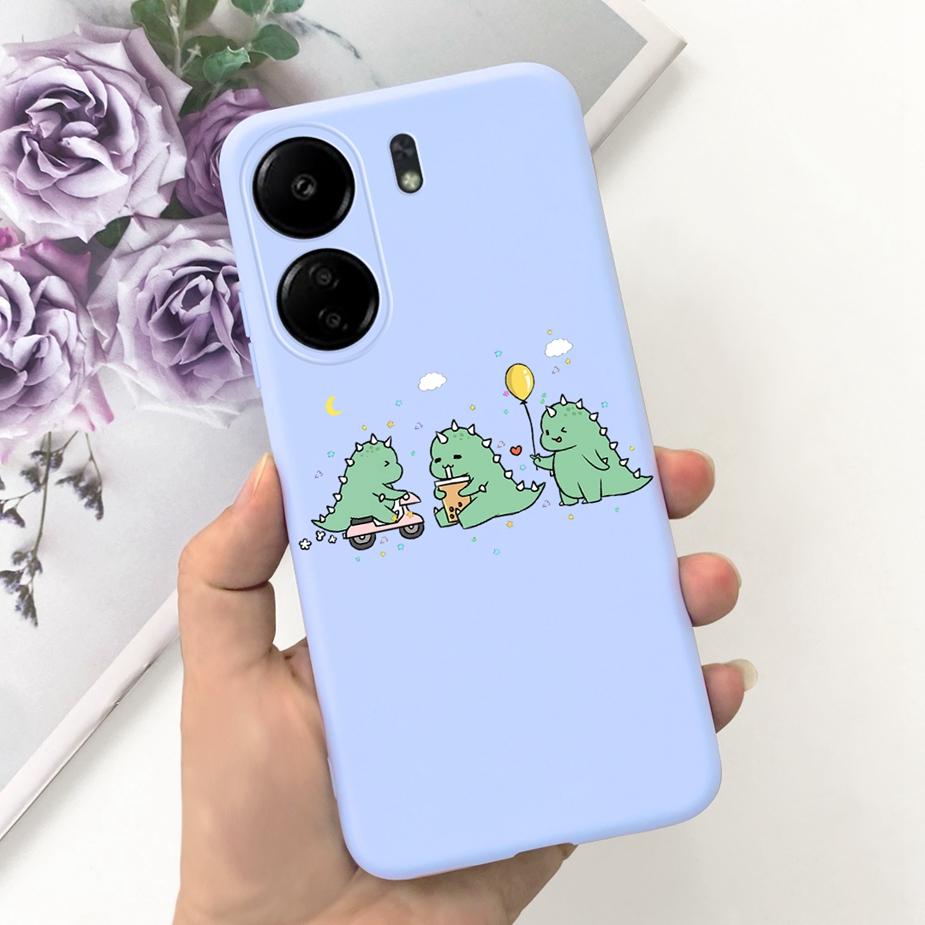 For Xiaomi Poco C65 Case Redmi 13C Cute Fashion Cartoon Cover Soft Silicone Phone Case For Xiaomi Redmi 13C Poco C65 C 65 Bumper