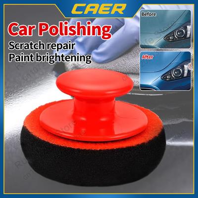 Auto Polierschwamm Wachsen Bürste Rad Reifen Lack Reinigung Applikator Pad Weicher Schaumstoff Runde Form LKW Motor Auto Detail Werkzeug