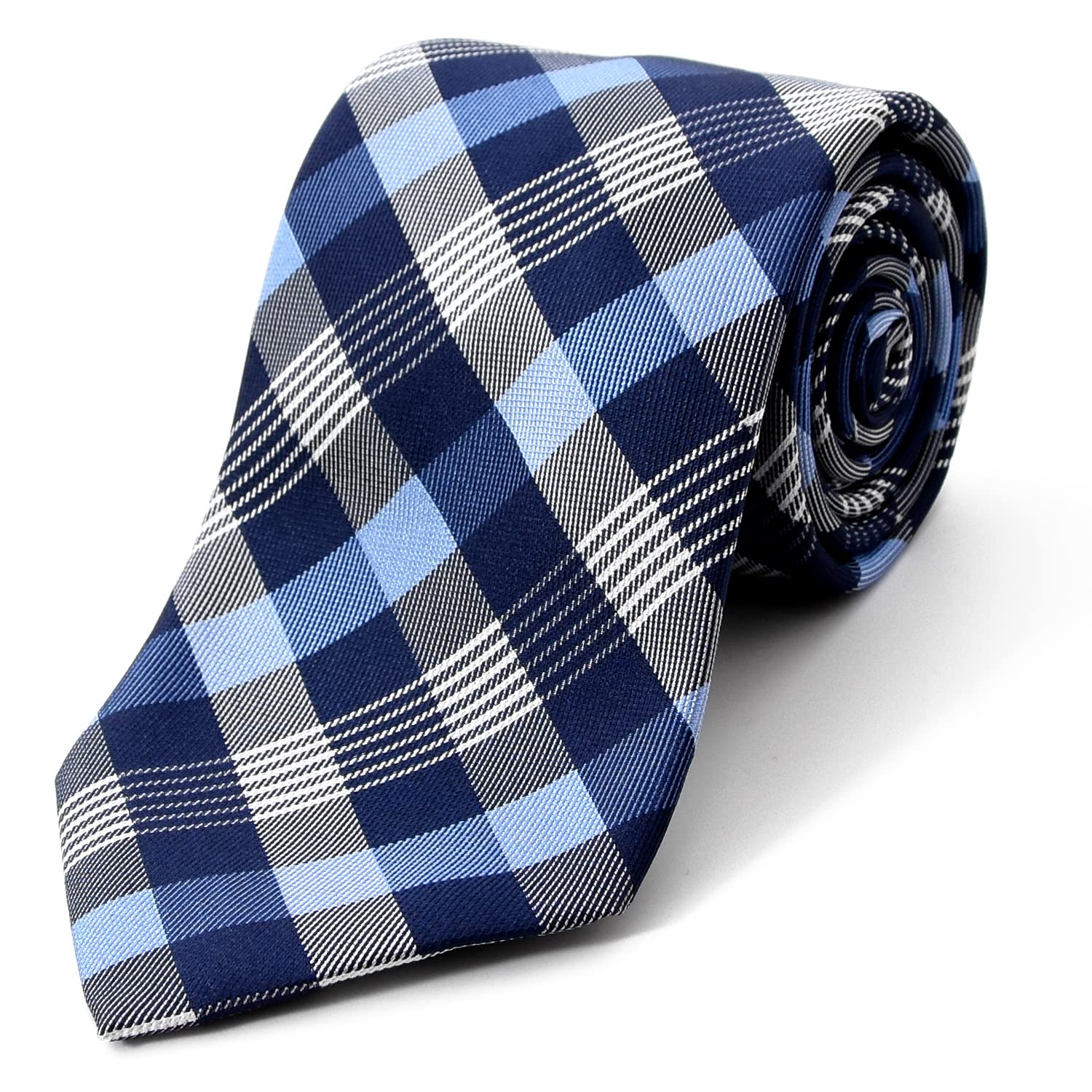 

Галстук MICHIKO LONDON Brand Made in Italian Silk Jacquard Plaid Regular Size [MICHIKO LONDON], Япония, Ткань, Плетение, Узор, Бизнес, (С ВМС)