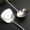 Stainless Steel Spoon with Long Handle for Home Use, Solid Cooking Spoon, Chef's Cooking Spoon, Thickened Soup Spoon, Serving Spoon