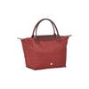 Longchamp Le Pliage Logo PU Tote Bag Small Women Tote Bags Pomegranate 1621919P98