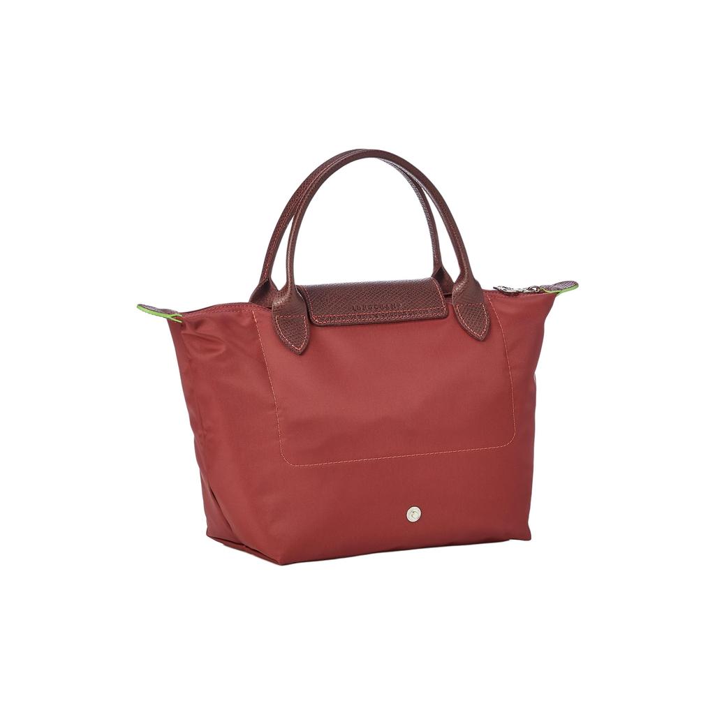 Longchamp Le Pliage Logo PU Tote Bag Small Women Tote Bags Pomegranate 1621919P98
