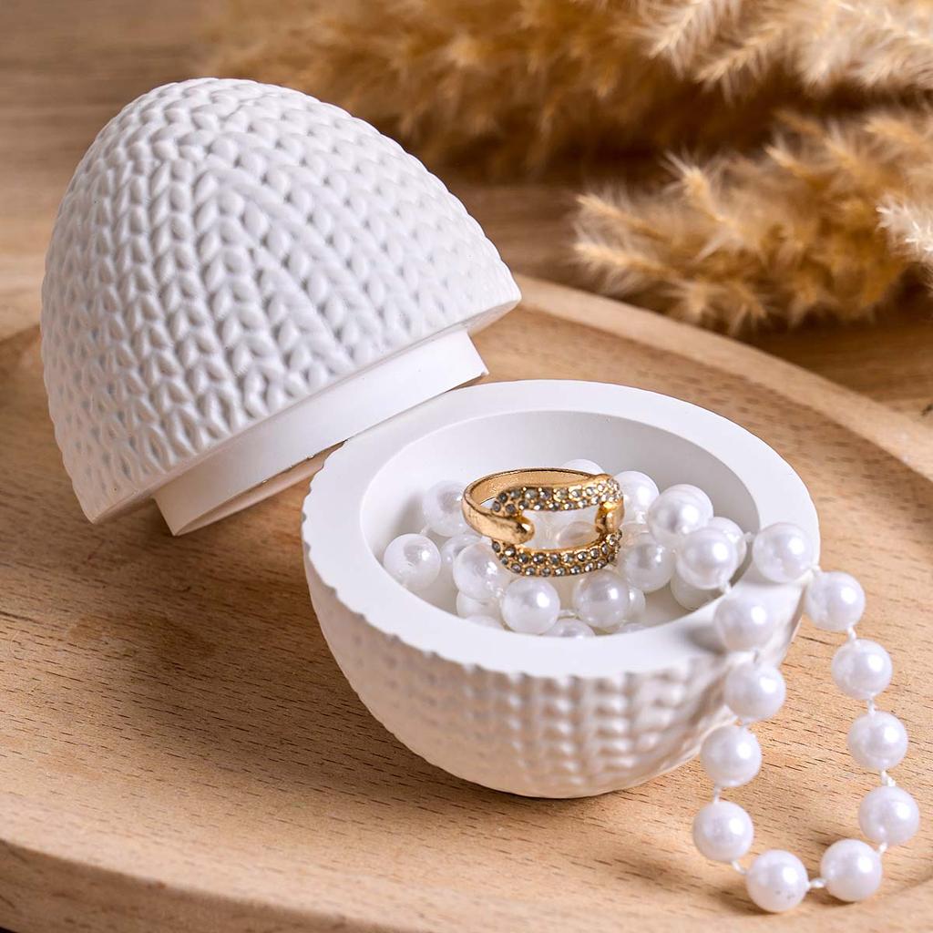 3D Knitting Yarn Egg Candle Jar Silicone Mold DIY Easter Ornaments Making Plaster Resin Storage Box Flowerpot Molds Craft Gifts