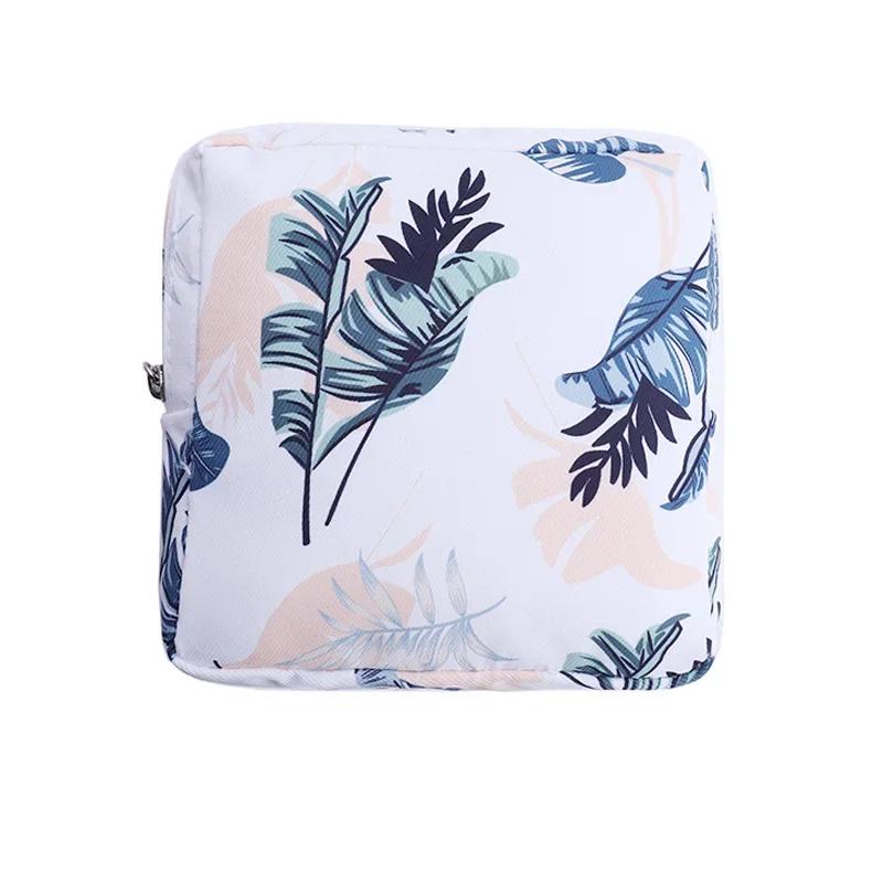 Women Zipper Small Cosmetic Bag Girls Mini Sanitary Napkins Makeup Lipstick Bags Travel Earphone Coin Organizer Purse Pouch Bags
