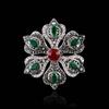 Baroque Style Vintage Women Men Crystal Brooch Retro Badges Lapel Pin Party Corsage Jewelry Accessories
