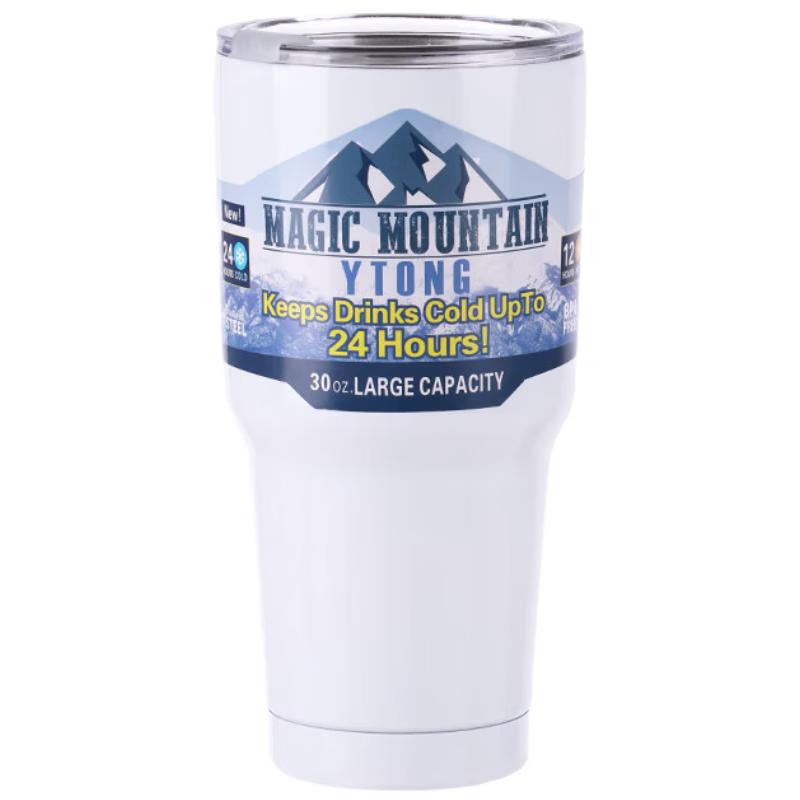 Baijie 304 Stainless Steel Large Capacity Insulated Tumbler with Straw