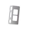 Silver Headlight Switch Cover Trim Decor Frame ABS For Subaru WRX STi 2015-2020
