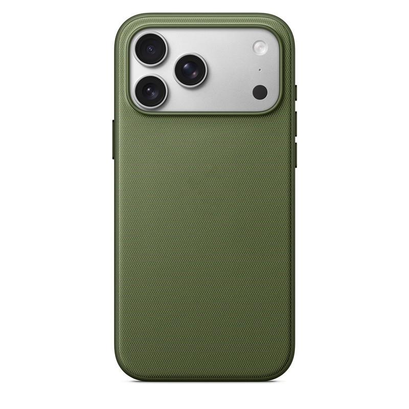 IPhone 17 Pro Max Woven Fabric Case With MagSafe Support Shockproof Anti-Slip Slim Back Cover In Vintage Style