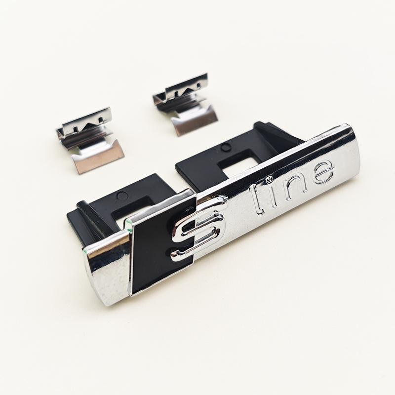 3D Metal Logo  Emblem Car Fender Side Sticker Front Grill Badge For  A3 A4 A5 A6 A7 S3 S4 S5 S6 TT  Accessories