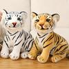 Tiger Plush Toy, Year of the Tiger, Zodiac Sign, WhiteBrown, Body Pillow, 27cm, Soft, Cute, Fluffy, Soothing, Celebration Decoration, Birthday Gift,