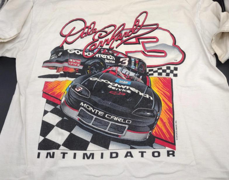 Vintage Dale Earnhardt racing short sleeve white shirt KV29971 Unisex T-Shirt M