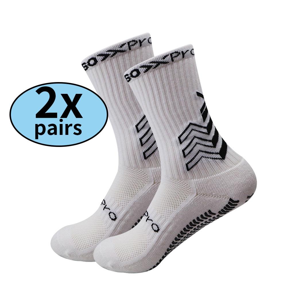 

2 пары мужских спортивных носков для занятий спортом на открытом воздухе с полотенцем снизу, нескользящие, дышащие 2 pairs белый