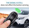 SANRILY Tesla Smart Key Cover ABS Plastic Key Protector Shell Tesla Model X Keyless Remote Key Case with Kwychain White