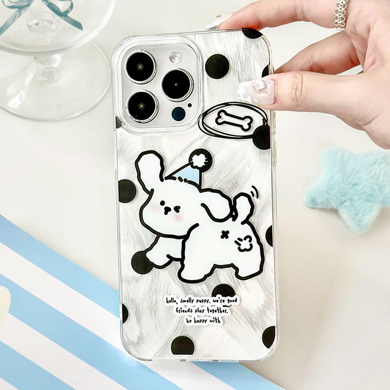 Zhitai Clear Feather Yarn Case for iPhone Models: 13 Pro, 14, 15, 16 Pro Max