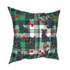 Scotty Love Square Pillow Case Polyester Throw Pillow Scottish Terrier Scottie Dog Tartan Skye Creative Cushion Covers