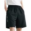 Peak Trendy Sports Breathable Quick-Dry Running Fitness Woven Loose-Fit Casual Shorts Unisex Shorts Black YS01323
