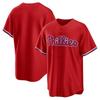 Philadelphia Phillies Mens Embroidered Baseball Jersey Fan Tee Cotton Long Sleeve Top Fall