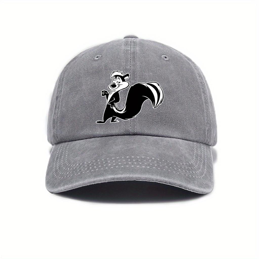 Unisex  Women Adjustable Snapback Baseball Cap with Animal Print  Breathable Unisex Hat Suitable for Outdoor Travel Streetwea