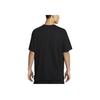 Nike Sb Abstract Print Design Comfortable Loose Fit Crew Neck Short Sleeve T-Shirt Men Tops Black FZ5286-010