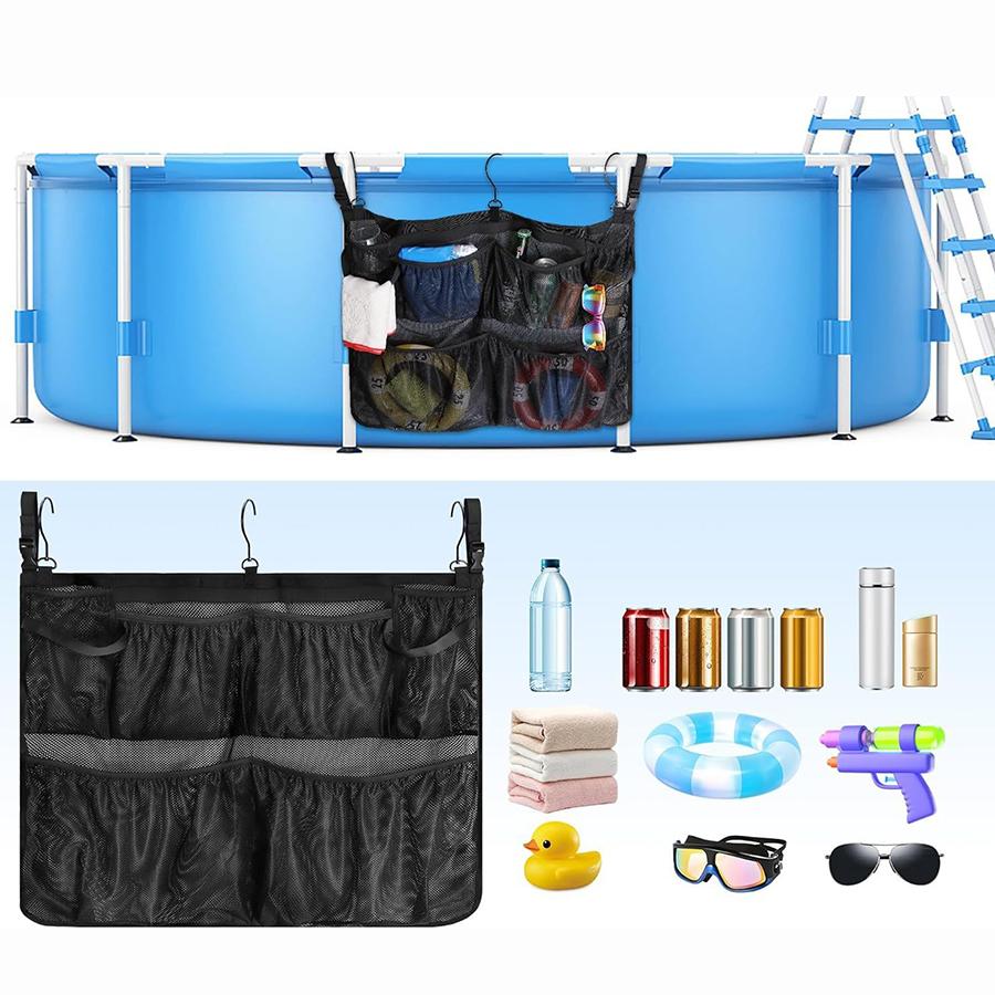 Outdoor Swimming Pool Hook Storage Bag Beach Accessories Large Family Pools Net Network Garden Mat Accessory Sea Water Sports