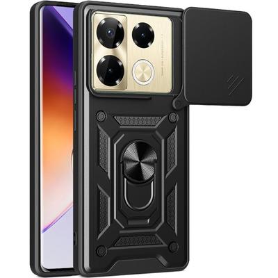 Armored Case for Infinix Note 40 Pro, CamShield Slide, Black