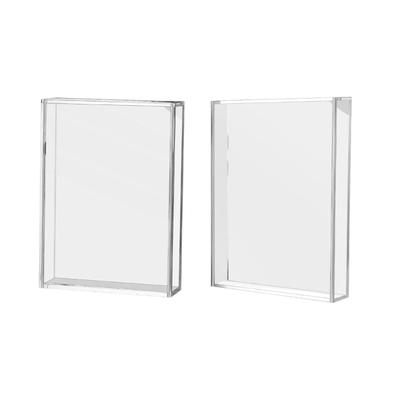 Acrylic Shadows Box DIY Tabletop Display Frame Clear Memory Box for Dried Flower Room/Birthday/Weddings/Party Decors