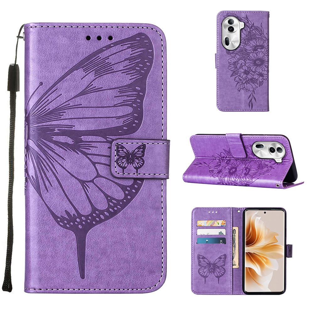

For Reno 11 5g Wallet Butterfly Folding Flip Leather Case For Oppo Reno 11 F pro Card Holder Stand Phone Book Phone Cover Fundas OPPO Reno 11 5g