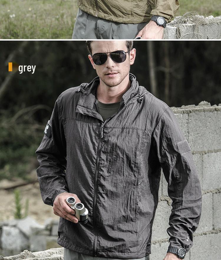 Consul Men's Ultra-Thin Waterproof Windbreaker - Summer Sun Protection Quick-Dry Jacket