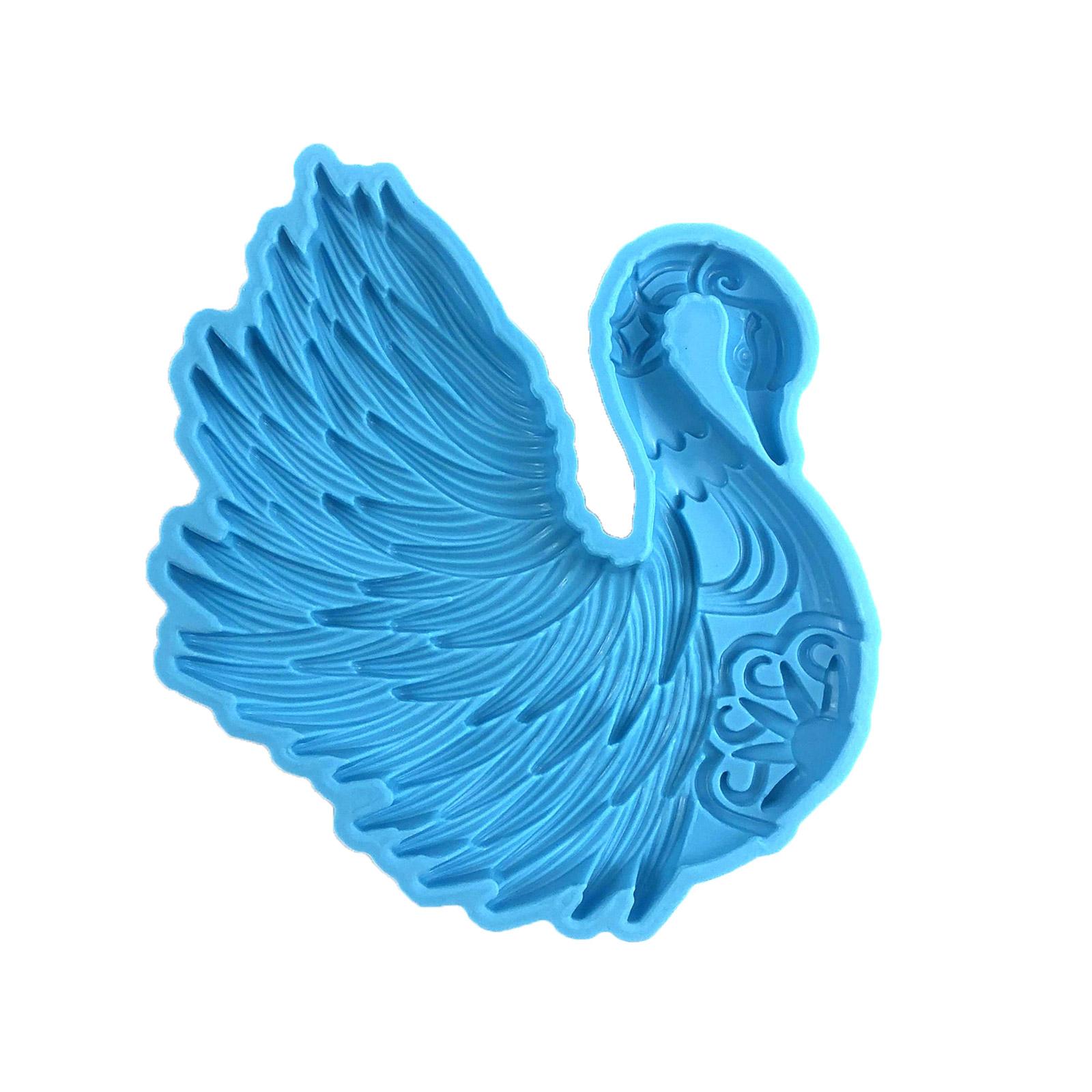 

Большая форма из смолы для животных 3D силиконовая форма для животных для украшения стен, дома, офиса, спальни, настольные украшения, изготовление ювелирных изделий синий