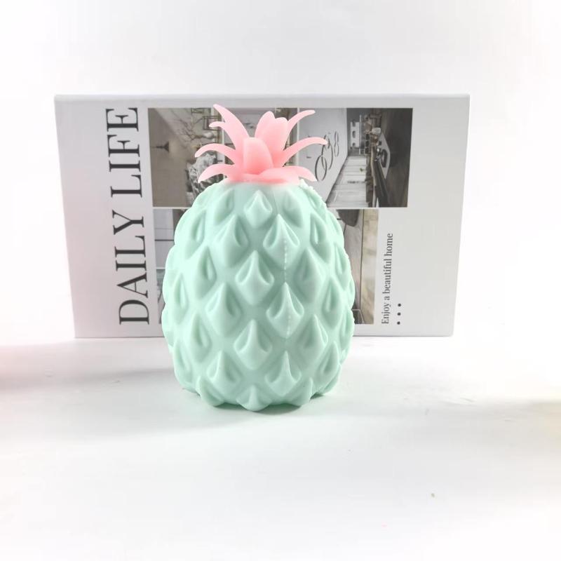 Pineapple Stress Relief Ball Soft Squeeze Toys Water Feeling Squishy Sensory Toys Water Beads Squeeze Fidget Toy Anti Anxiety