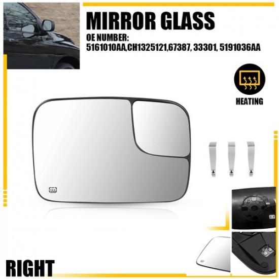 Heated Mirror For Glass DODGE RAM 1500 2500 3500 2005-2008 PICKUP Front LH RH