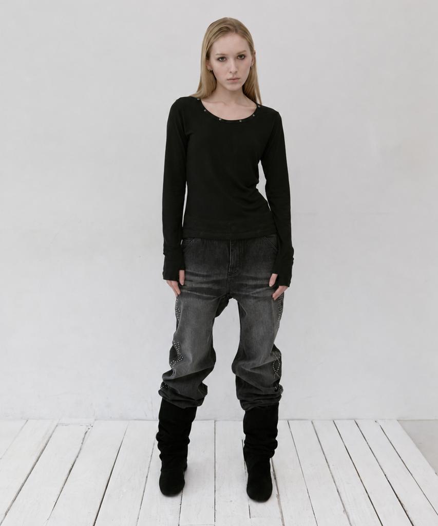 LEKIM Lwe U-Neck Long Sleeve (Black)